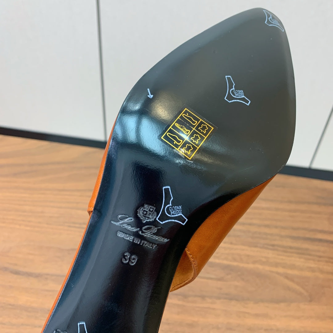 LP Rebecca Slingbacks 50mm In Caramel Cowhide  984366