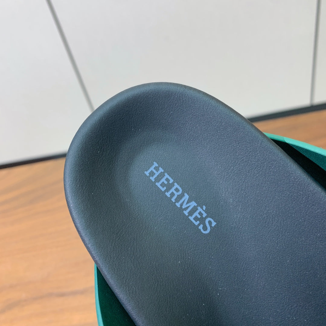 HM Kazimir Sandal Green Suede Calfskin 294028