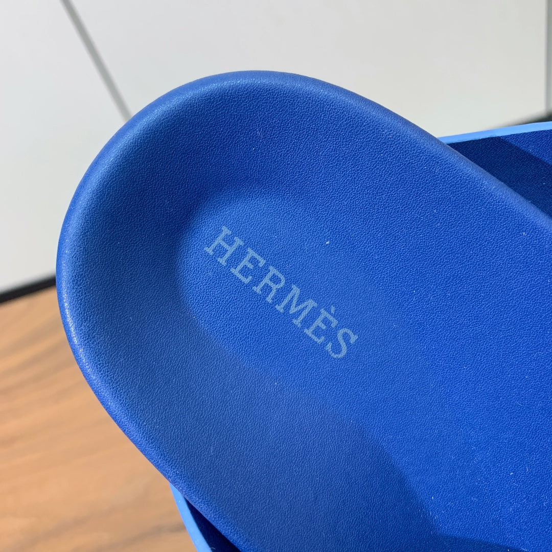 HM Kazimir Sandal Cobalt Blue Suede Calfskin 294032