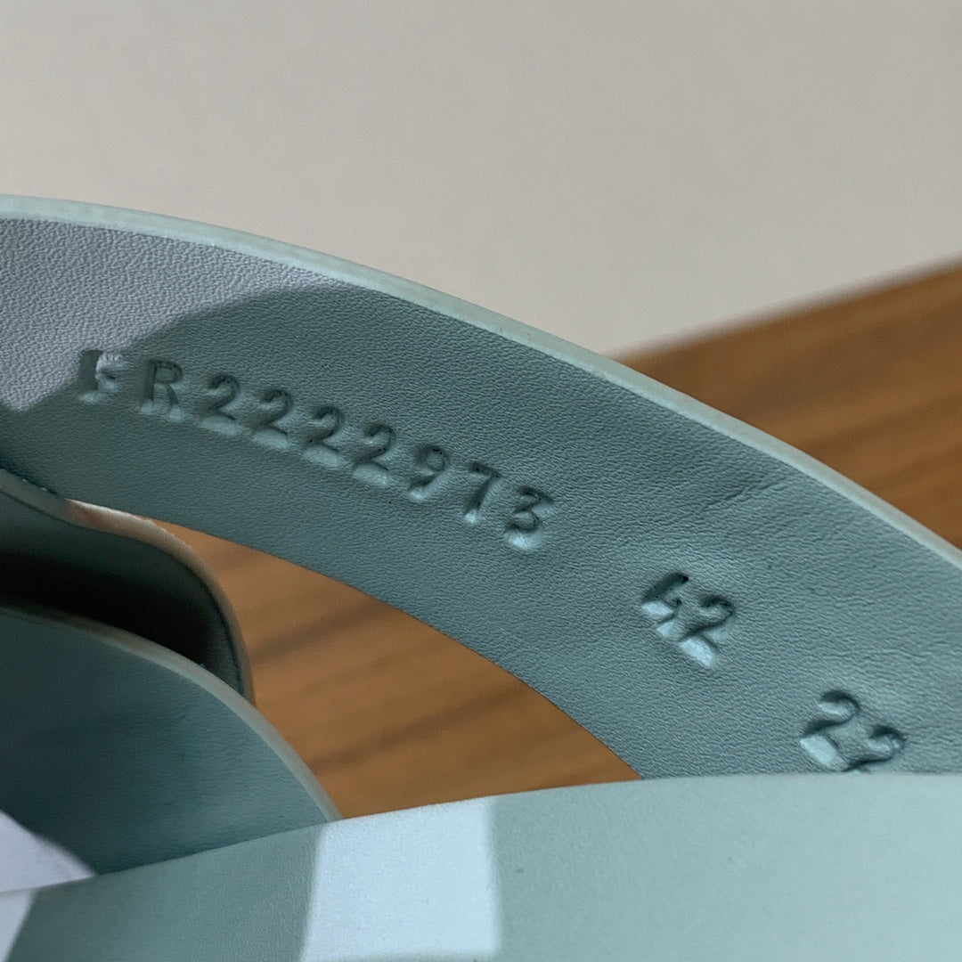 HM Kazimir Sandal baby Blue Suede Calfskin 294038