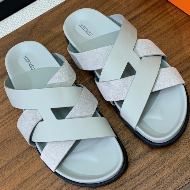 HM Kazimir Sandal baby Blue Suede Calfskin 294038