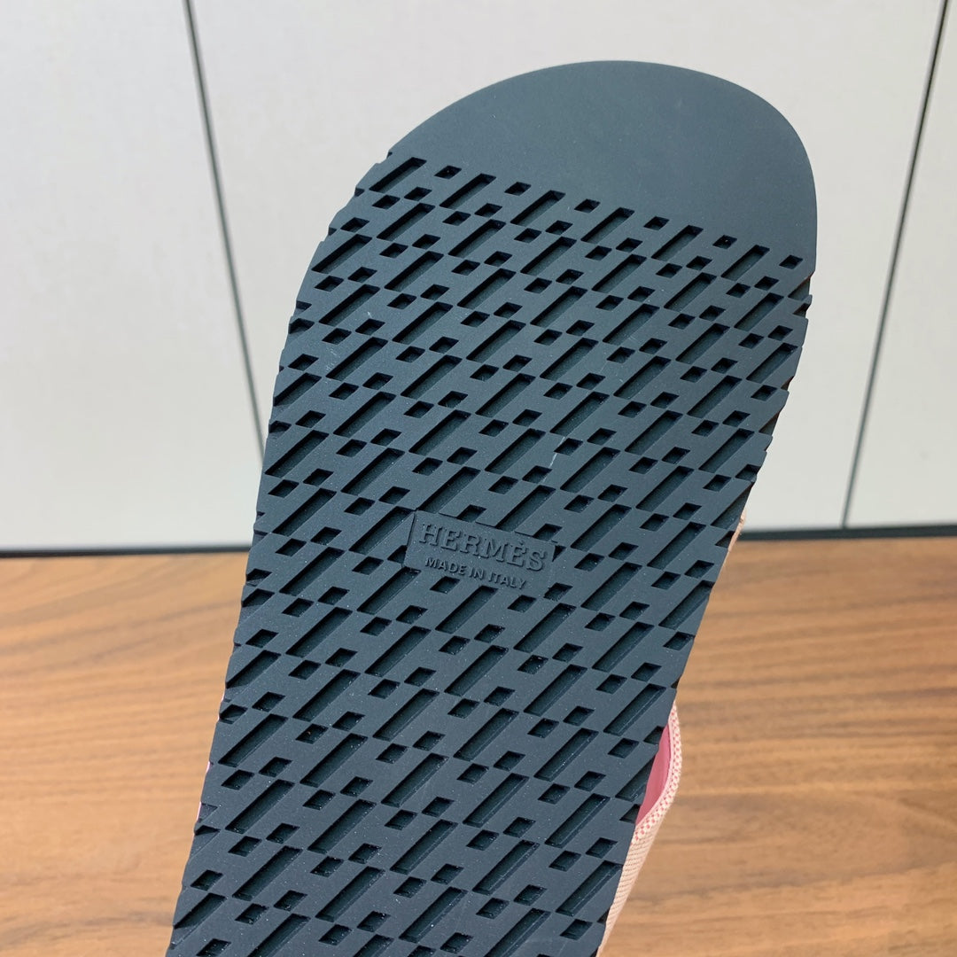 HM Kazimir Sandal Pink Farbic Calfskin 293983