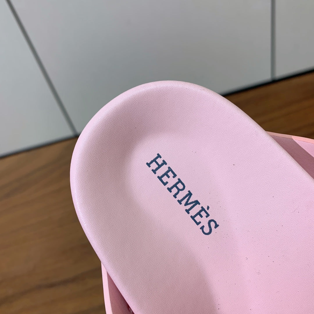 HM Kazimir Sandal Pink  Suede Calfskin 293989