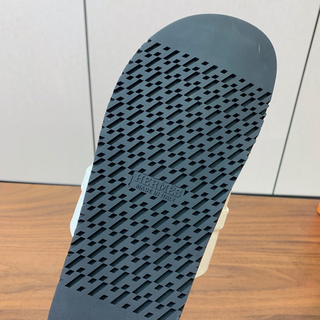 HM Jackson Sandal White Cowhide 294062