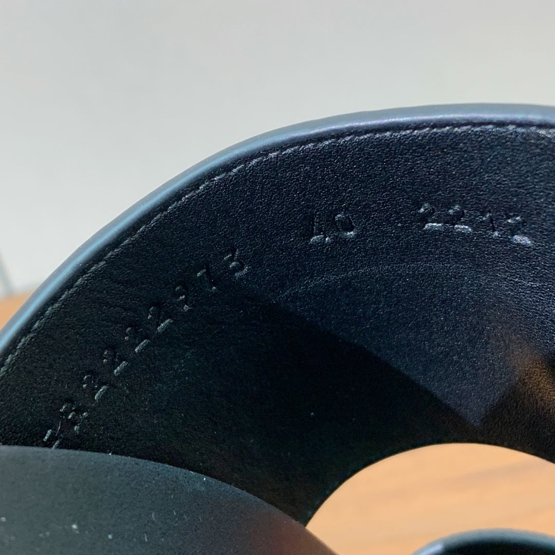 HM Jackson Sandal Black Cowhide 294063