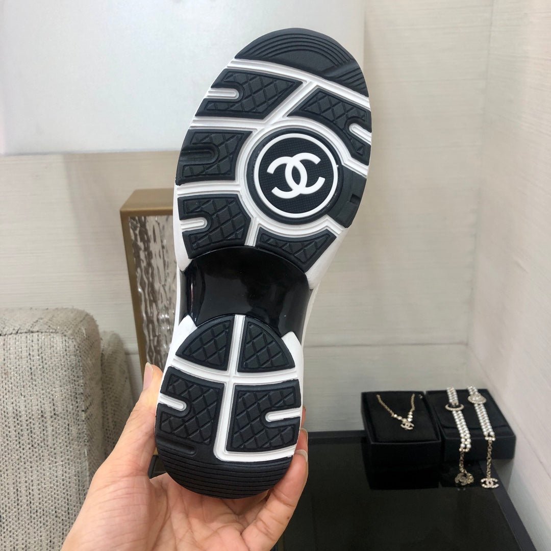 CC Sneaker Turquoise Mix White Fabric