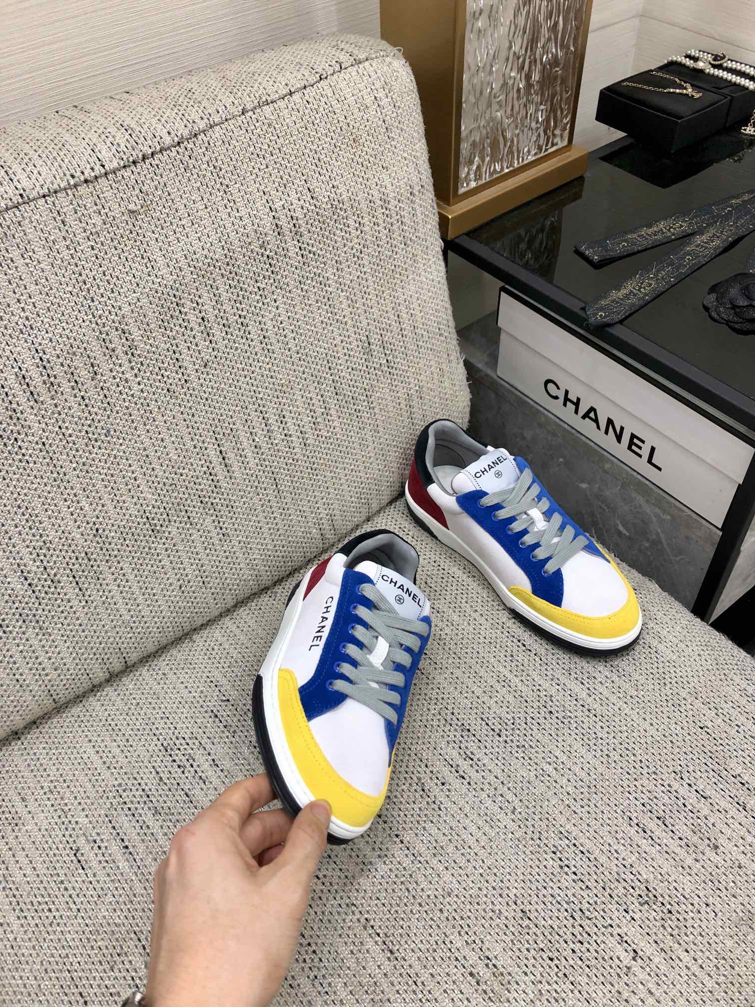 CC Sneaker Metis Casual Blue Yellow Mix Black Red Sude