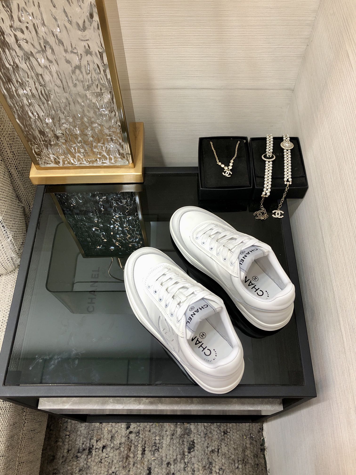 CC Sneaker White Cowhide