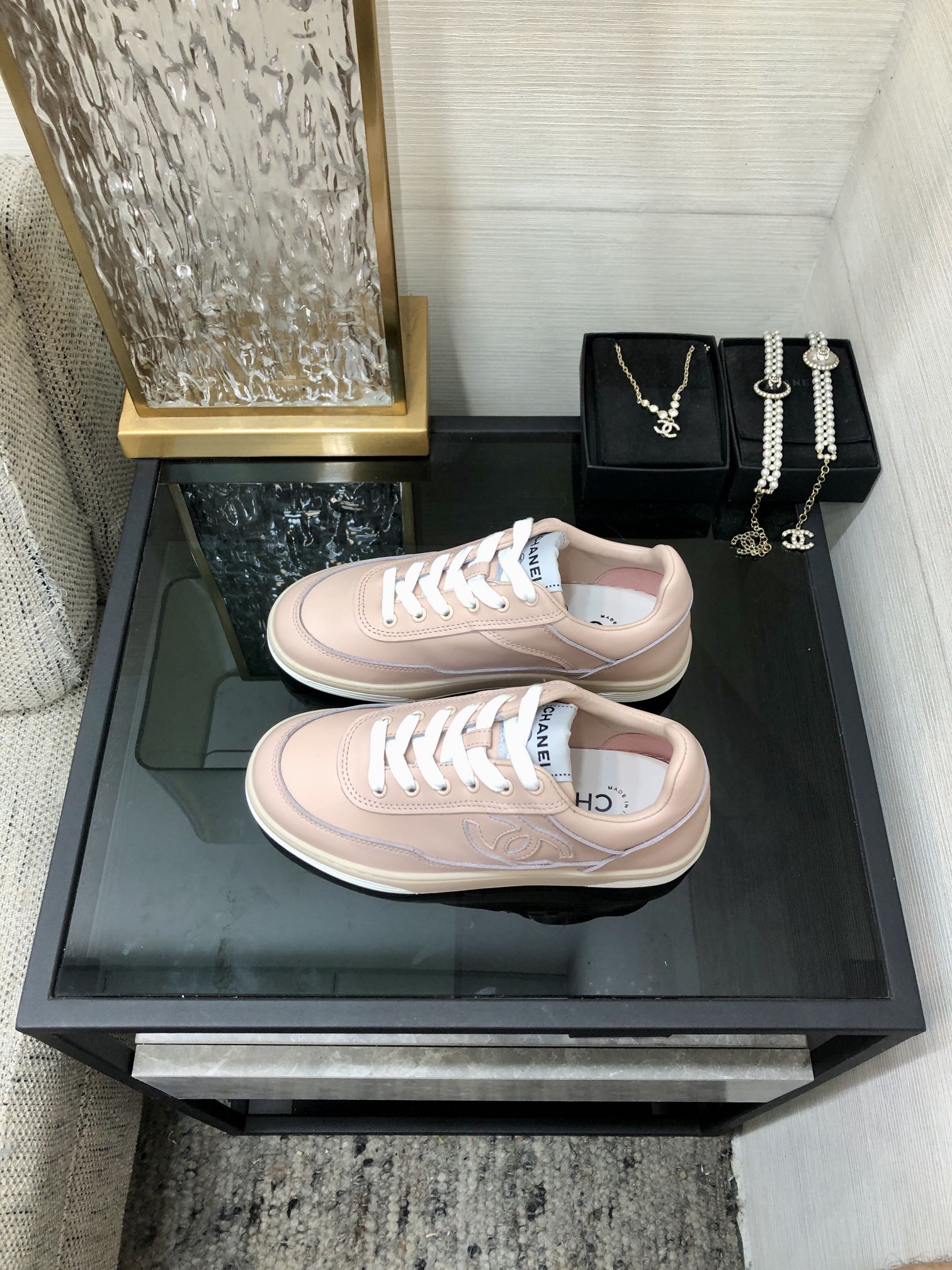 CC Sneaker Pink Cowhide