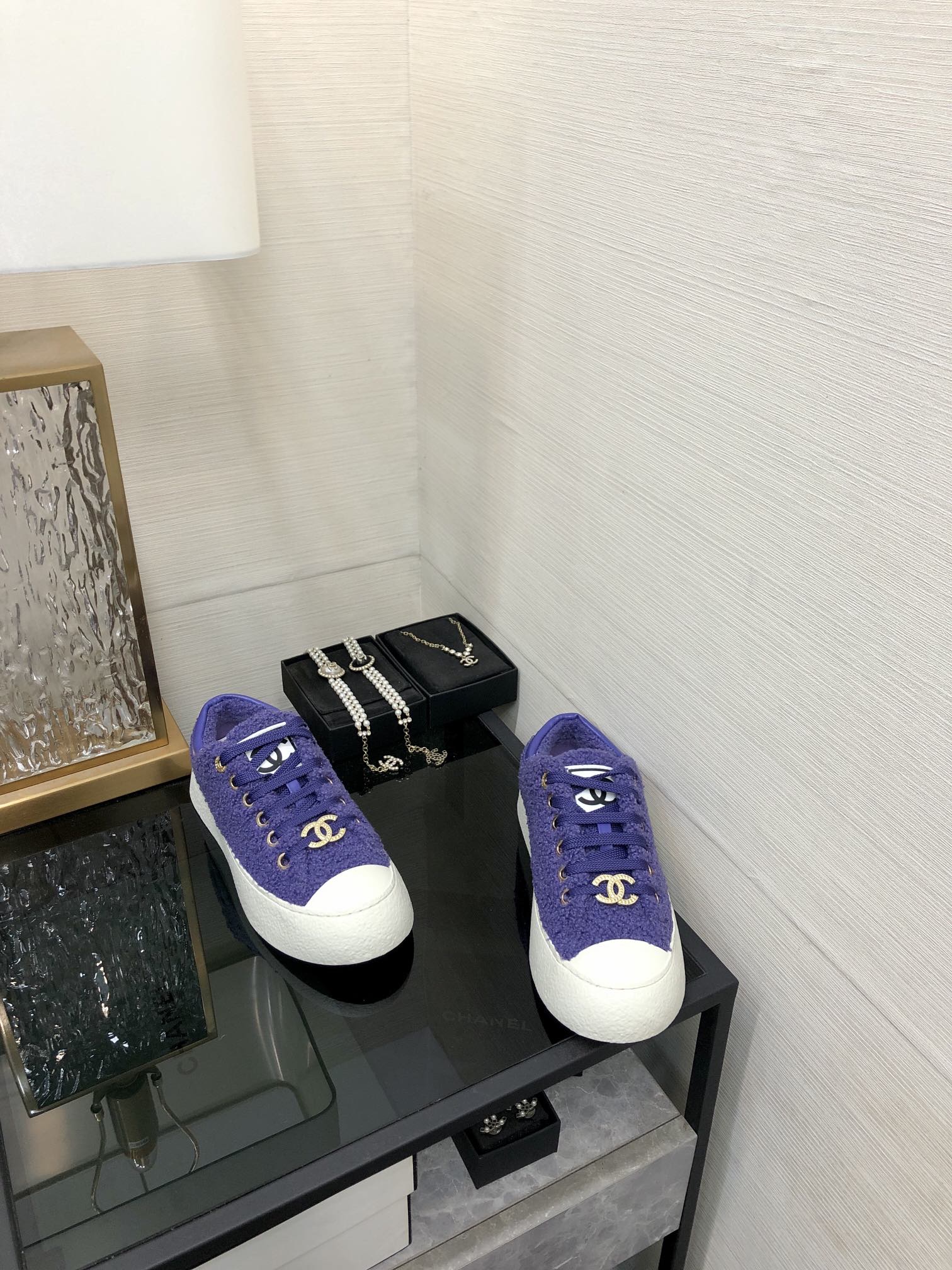 CC Low Sneaker Purple Wool