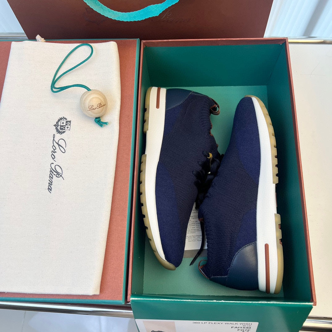 LP 360 LP FLEXY WALK SNEAKER NAVY AND DENIM CASHMERE