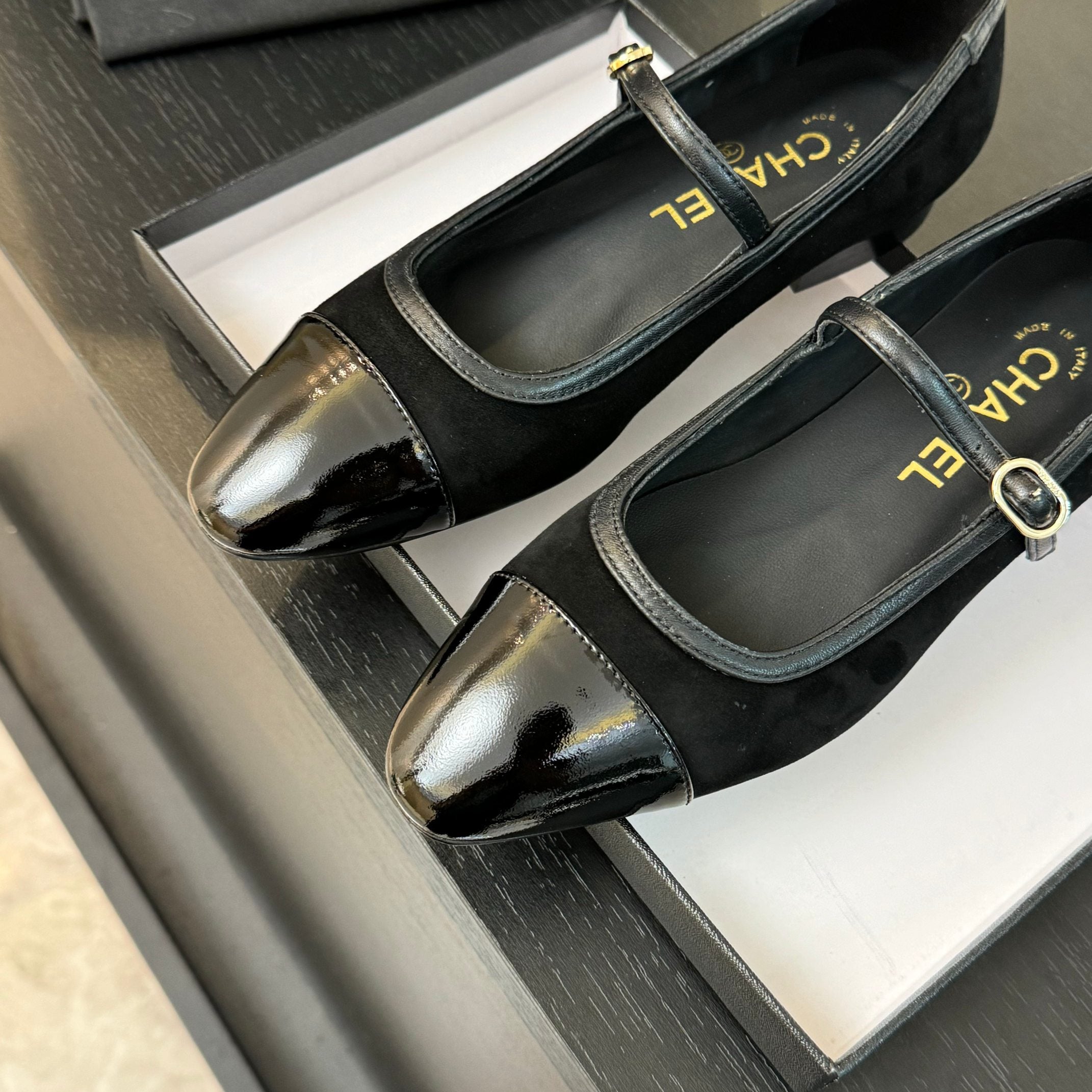 CC Mary Jane Black Suede