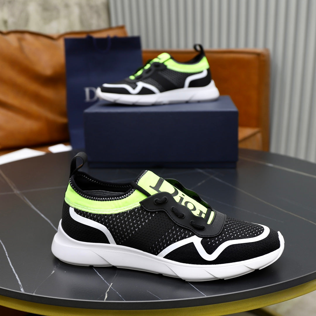 CD B21 Sneaker Black Mix Green Knitted 643601