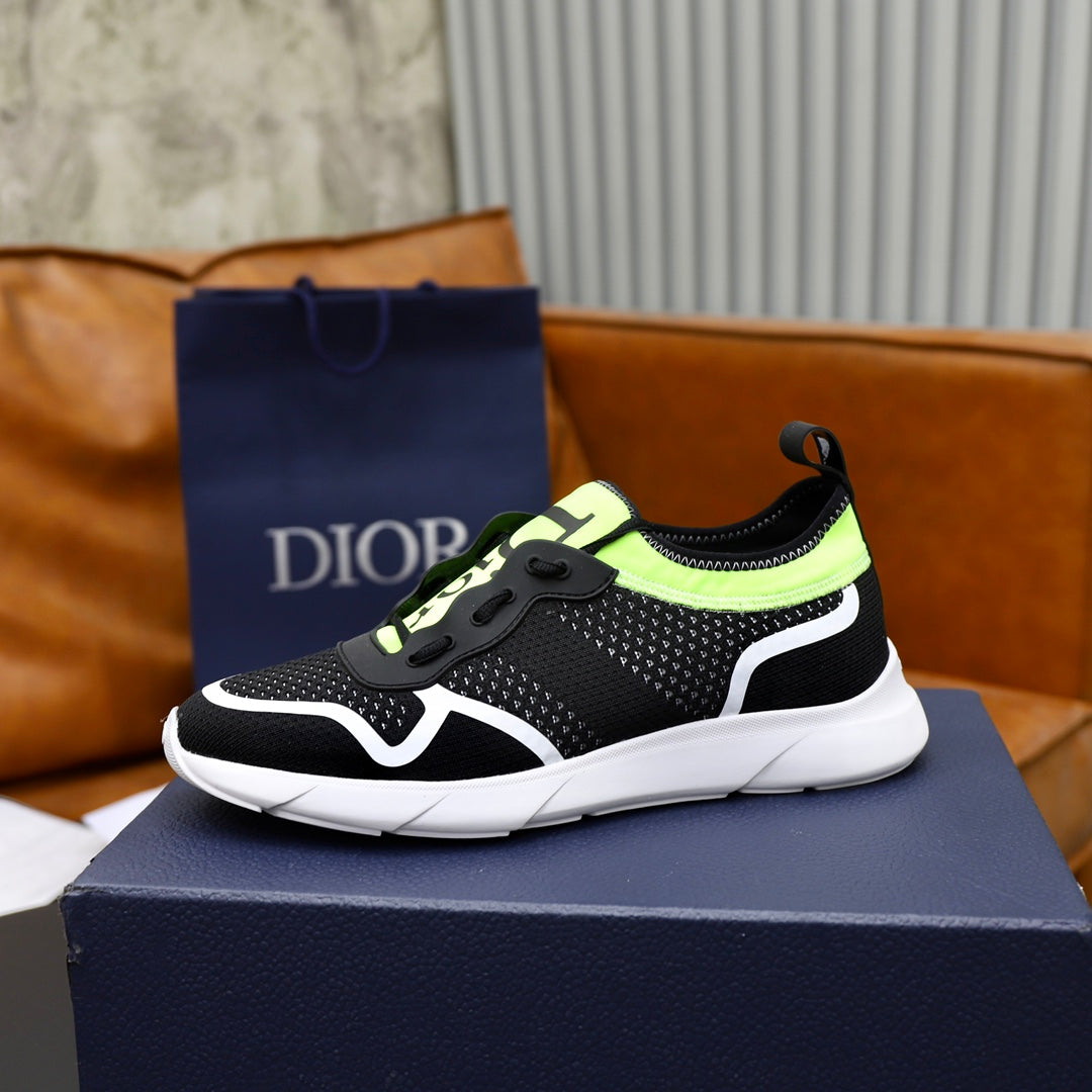 CD B21 Sneaker Black Mix Green Knitted 643601