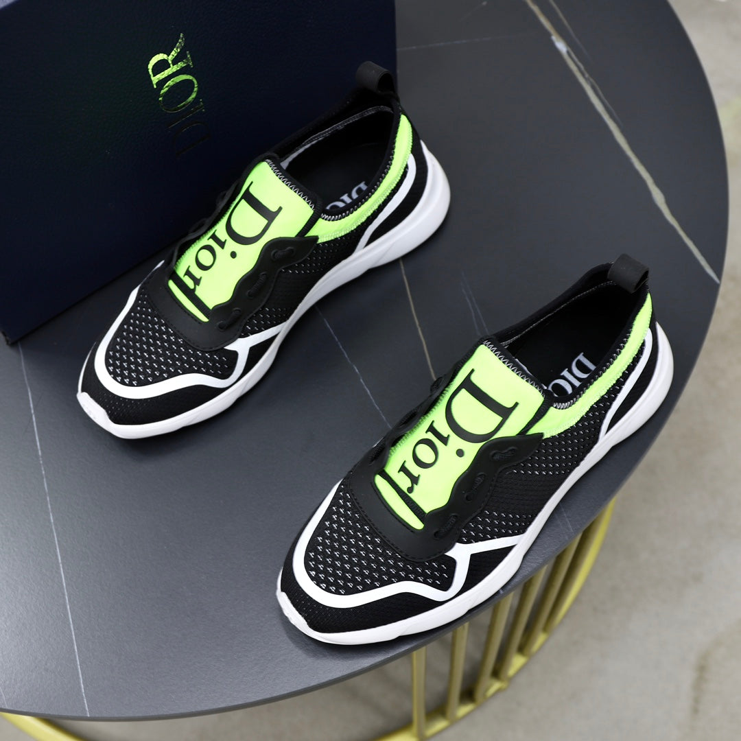 CD B21 Sneaker Black Mix Green Knitted 643601