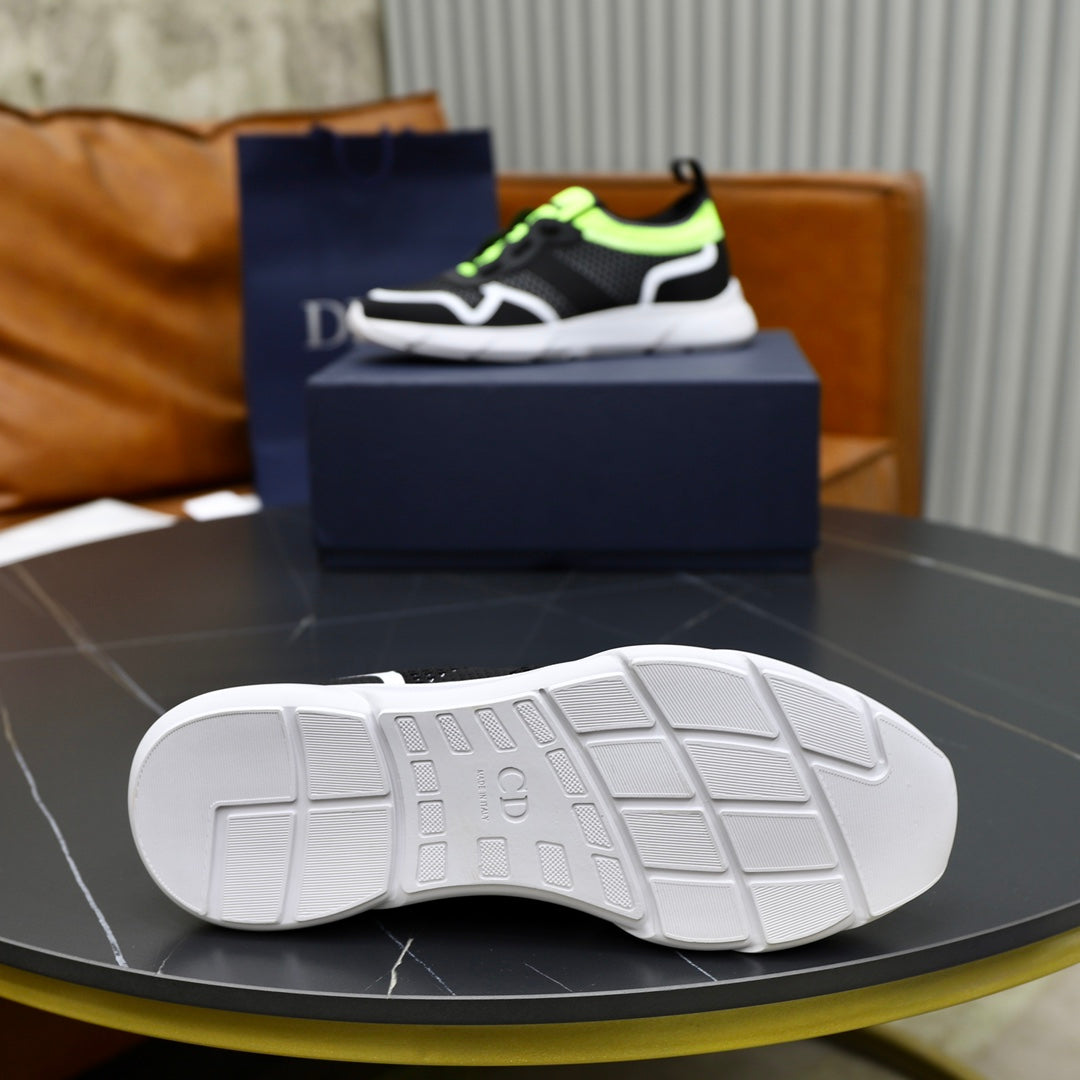 CD B21 Sneaker Black Mix Green Knitted 643601