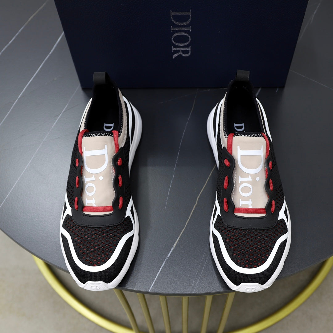 CD B21 Sneaker Black Mix Red Knitted 643602