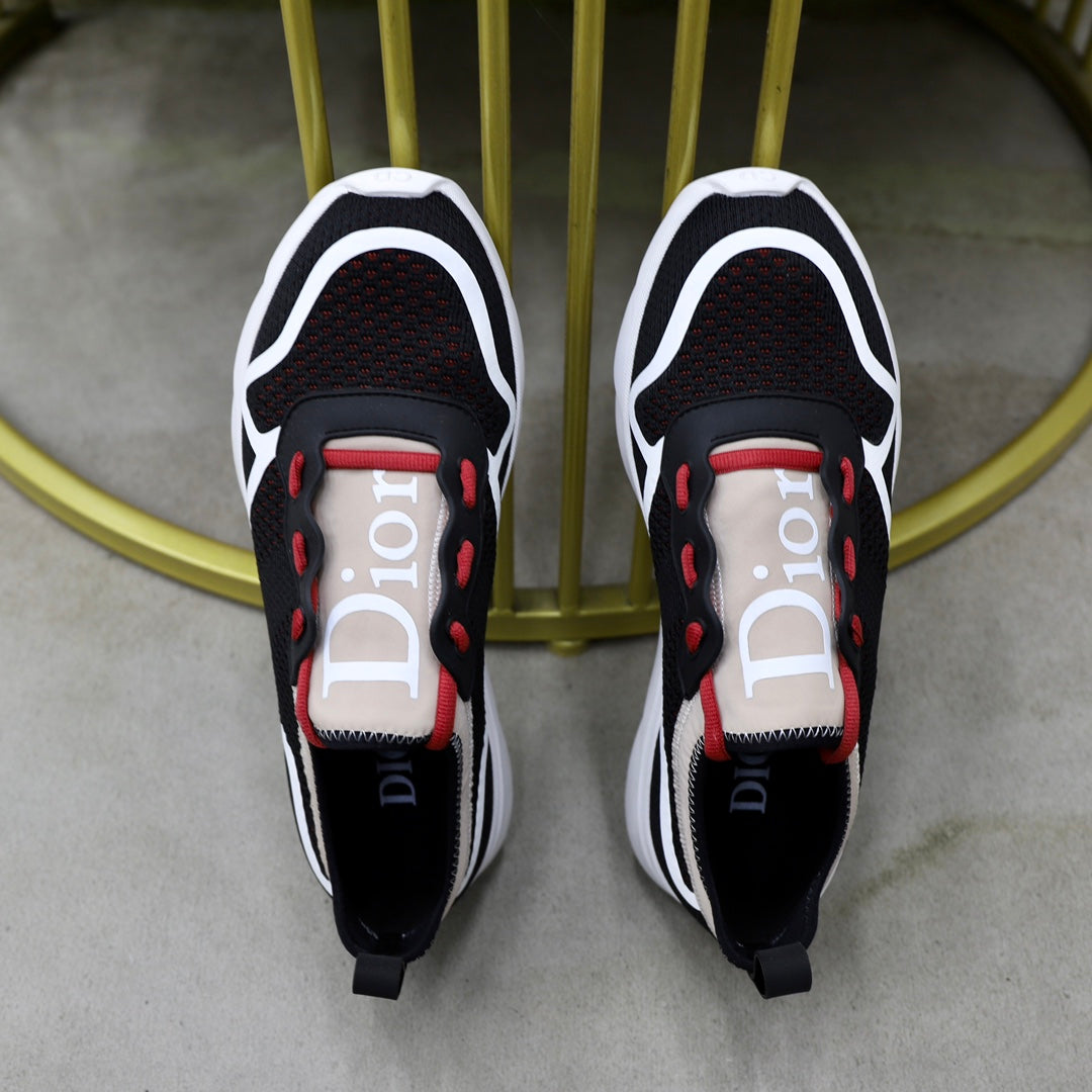 CD B21 Sneaker Black Mix Red Knitted 643602