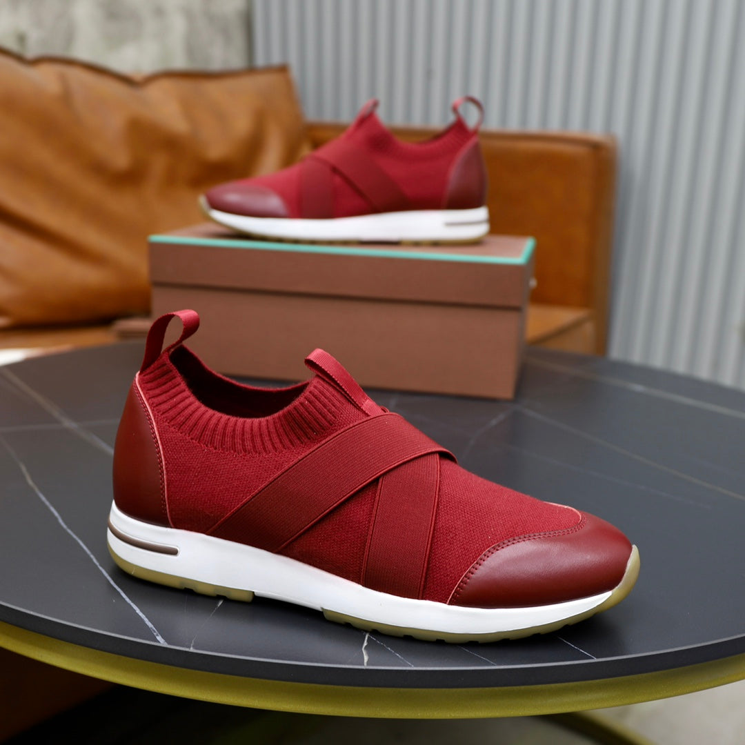 LP 360 KNITTED CASUAL SNEAKERS CHERRY WOOL
