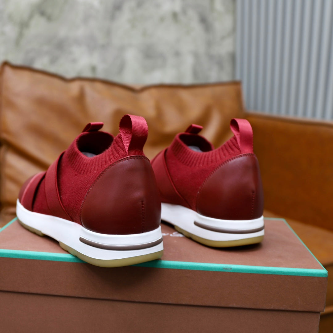 LP 360 KNITTED CASUAL SNEAKERS CHERRY WOOL