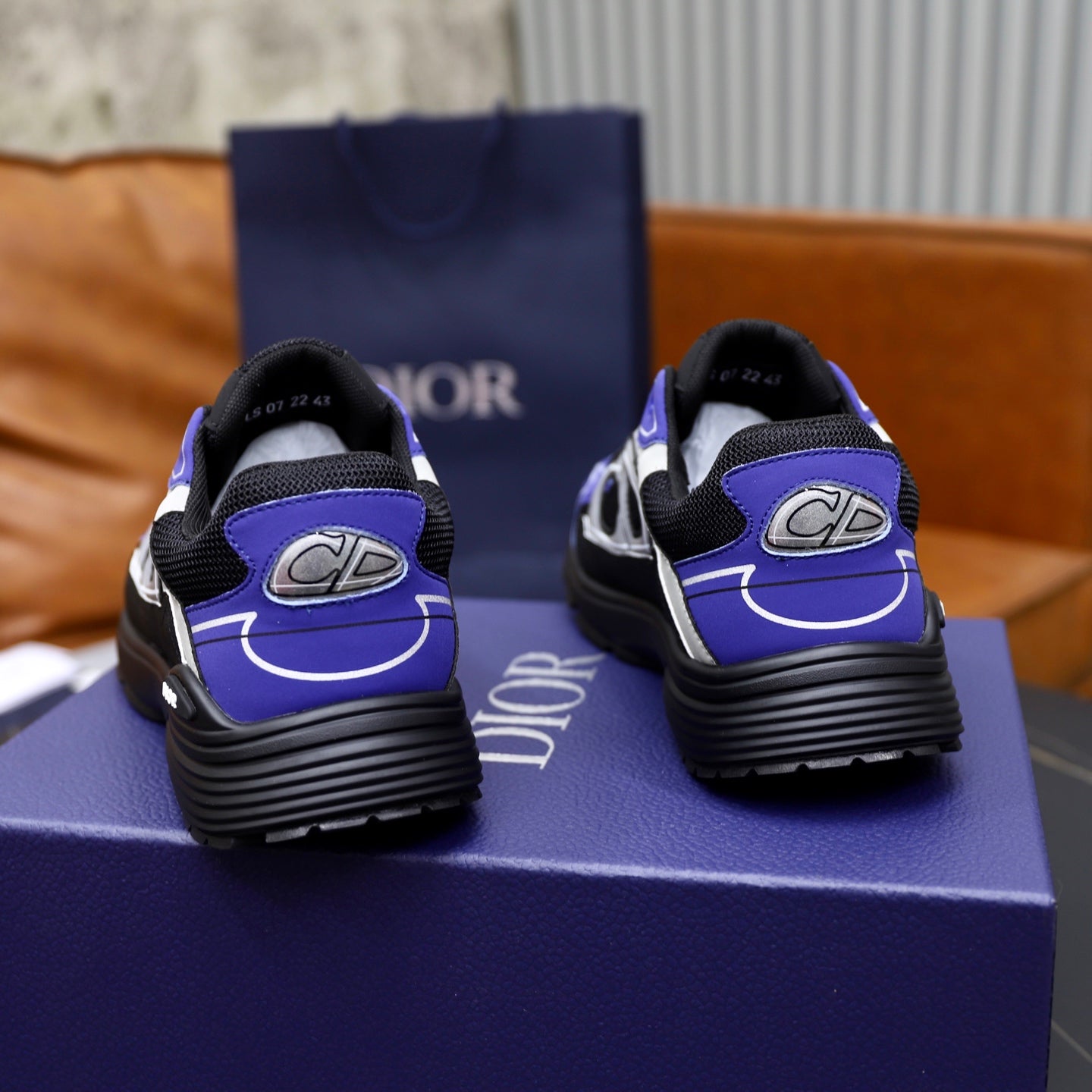 CD B30 Sneaker Black Mix Purple Mesh 643617