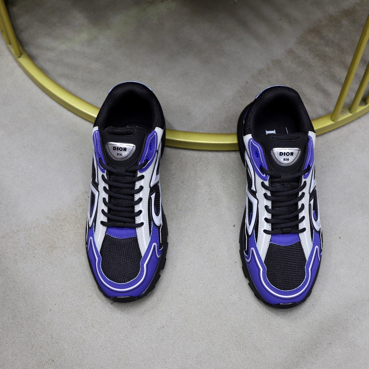 CD B30 Sneaker Black Mix Purple Mesh 643617