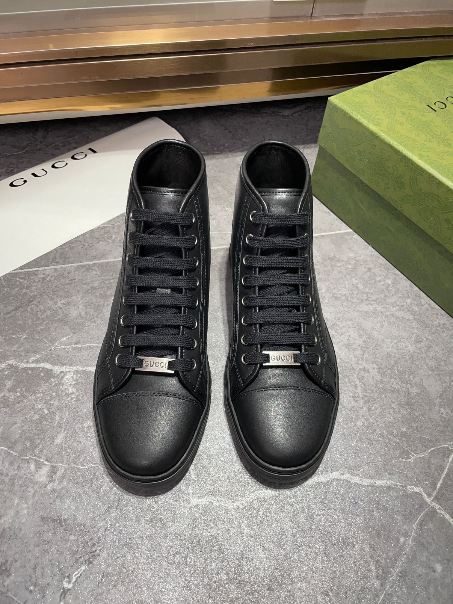 GG Men's Boots Black Black 537088