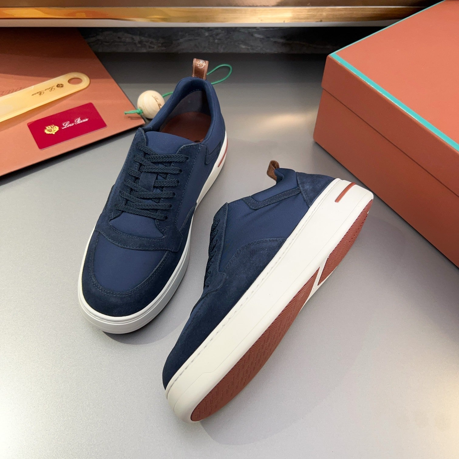 LP NEWPORT WALK SNEAKERS NAVY SUEDE