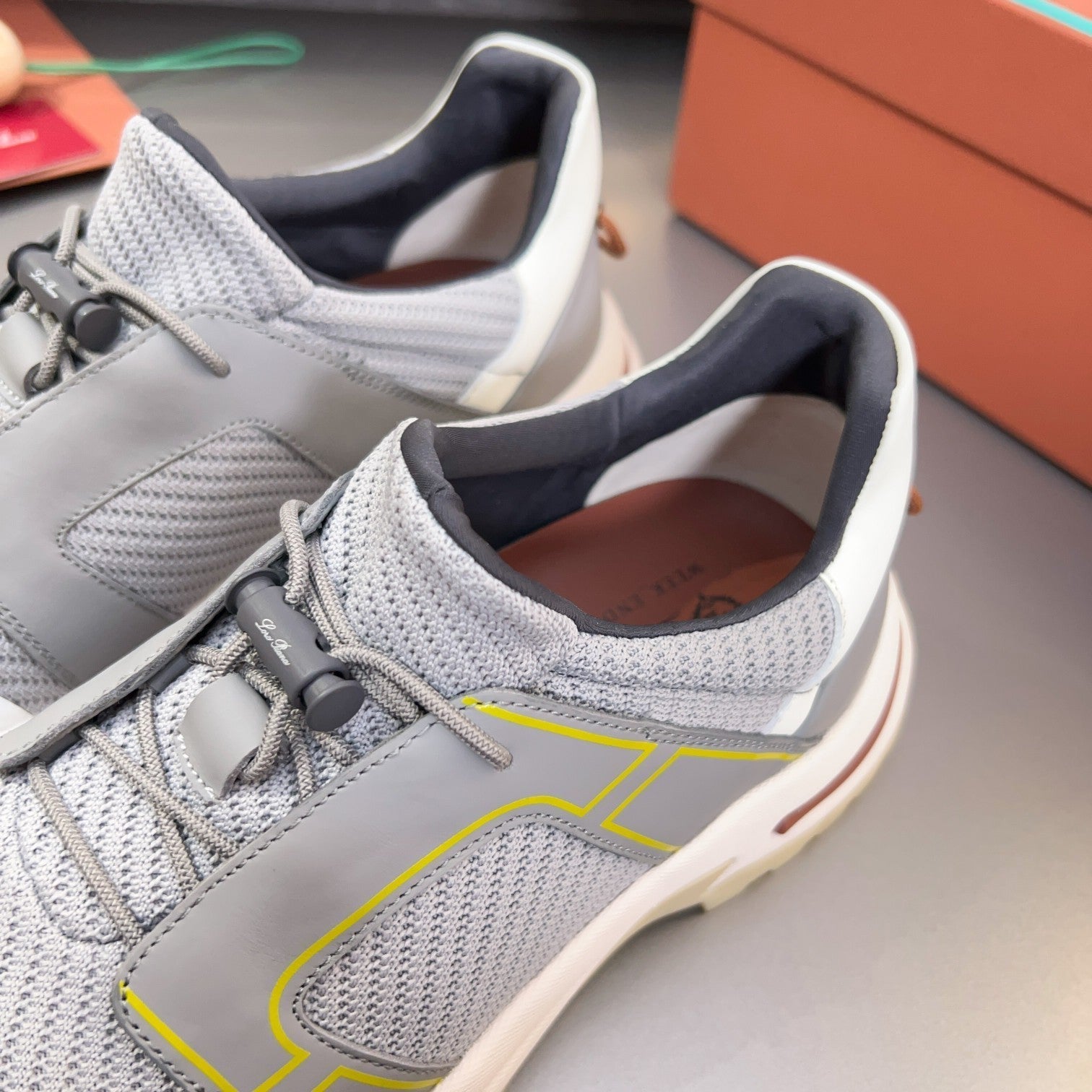 LP TRAIL HIKER WALK SNEAKER LIGHT GRAY MESH BREATHABLE