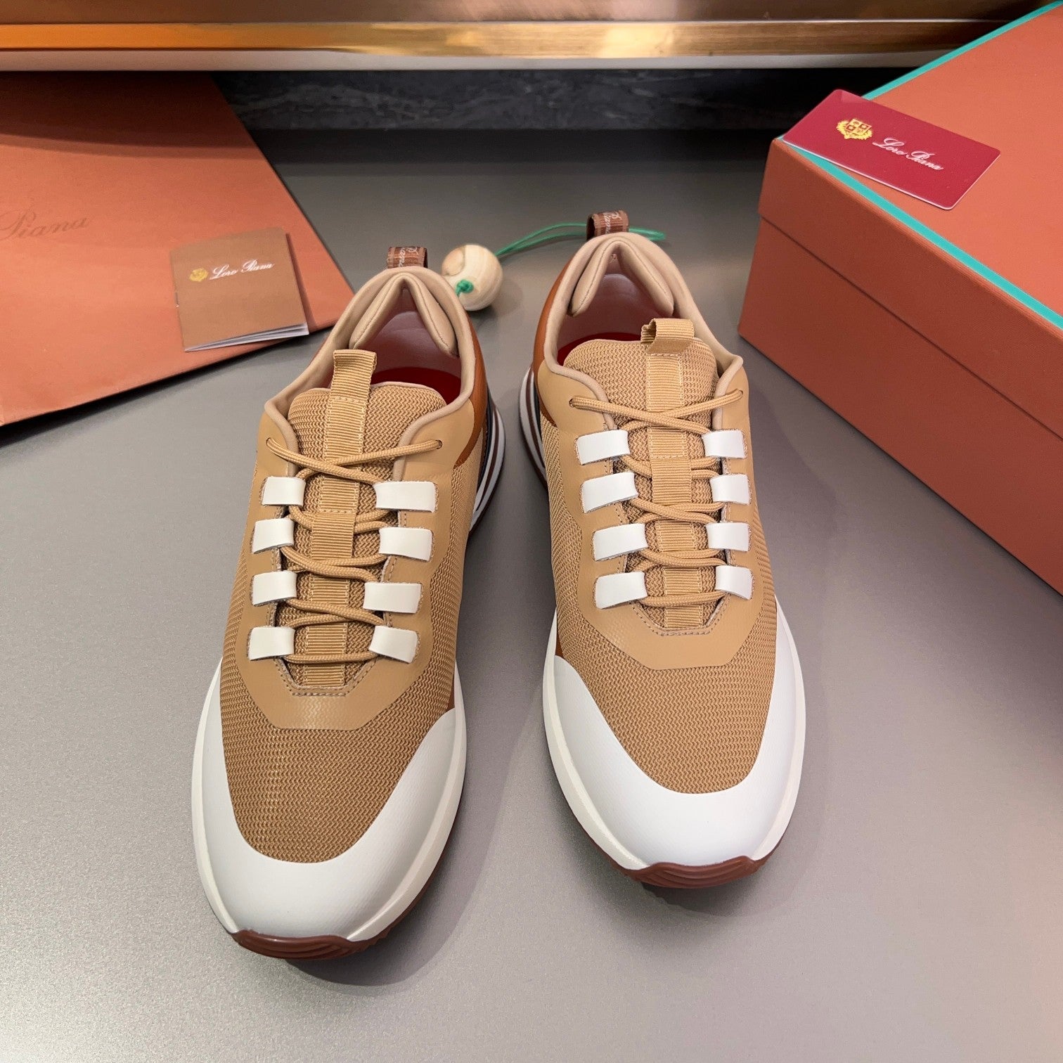 LP BRUNELLO SNEAKERS TAWNY MESH BREATHABLE