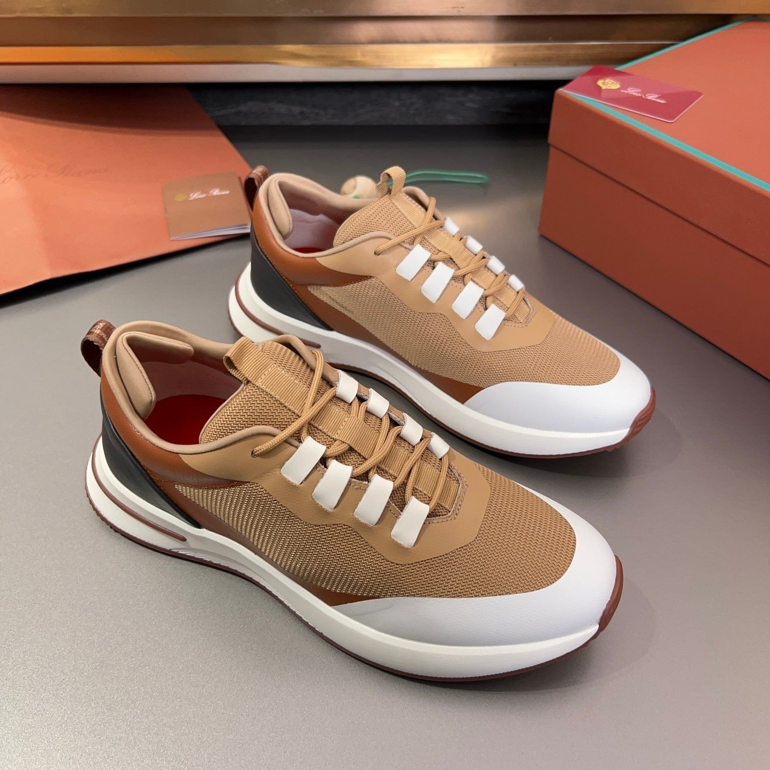 LP BRUNELLO SNEAKERS TAWNY MESH BREATHABLE