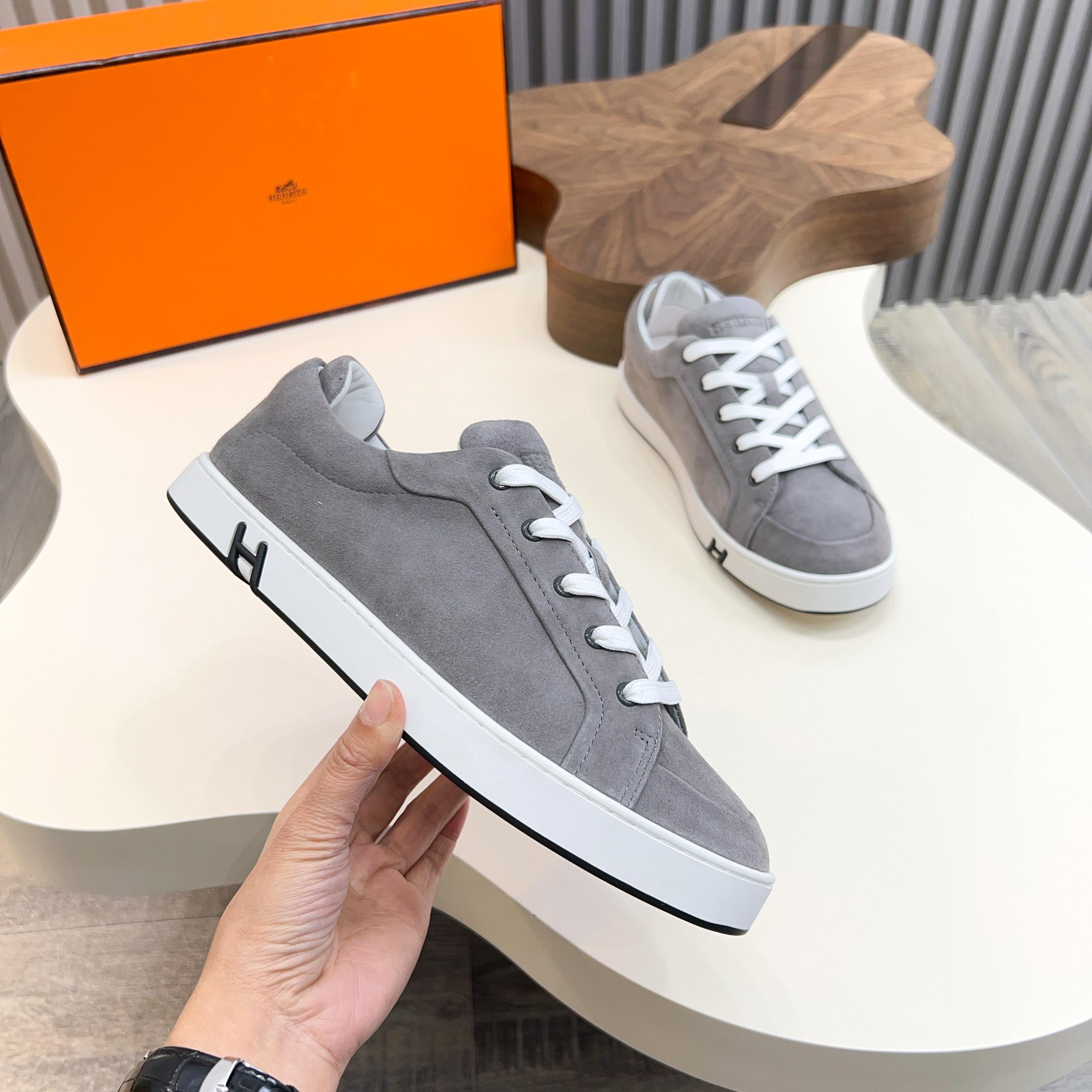 HM Men's Sneaker Grey Suede 602540