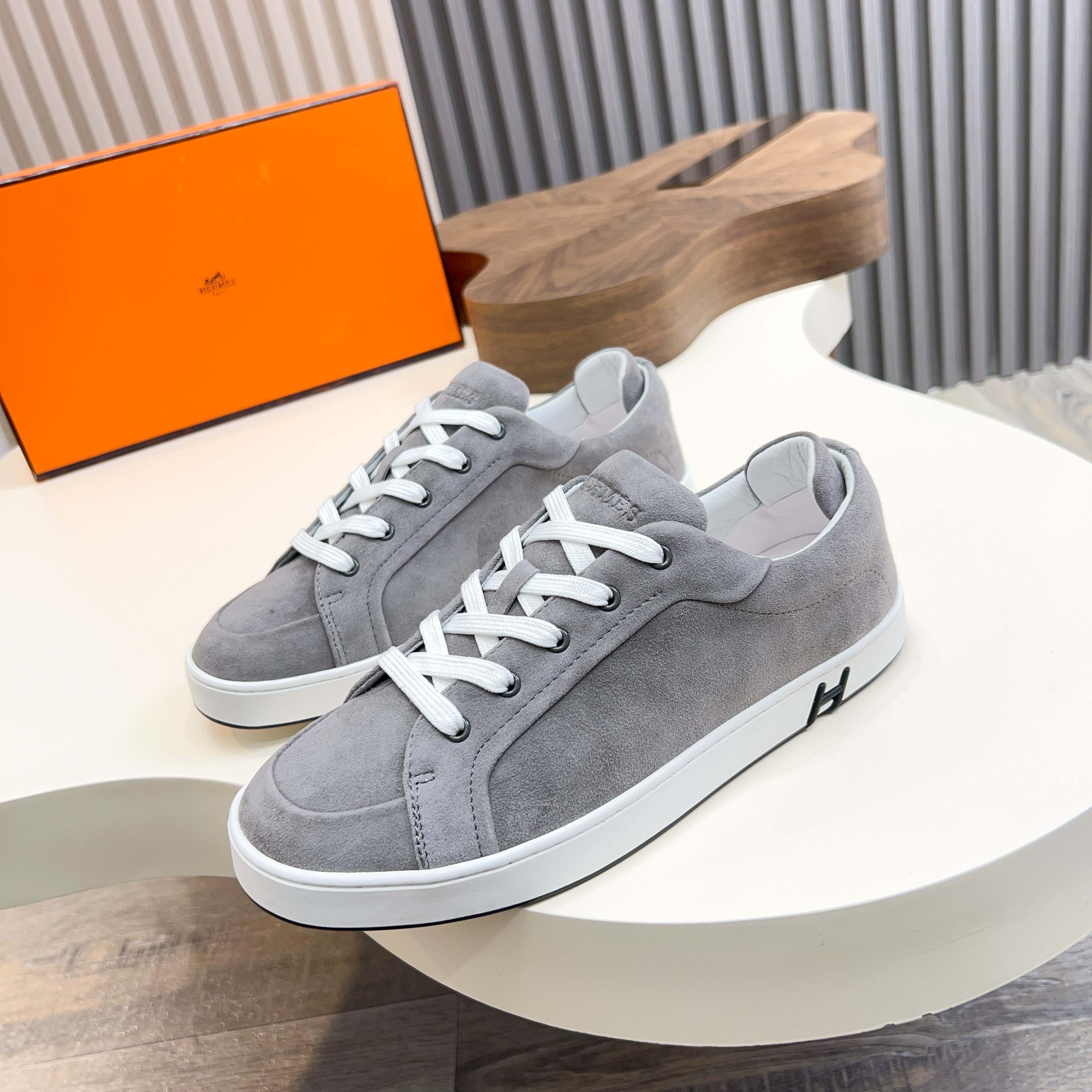 HM Men's Sneaker Grey Suede 602540