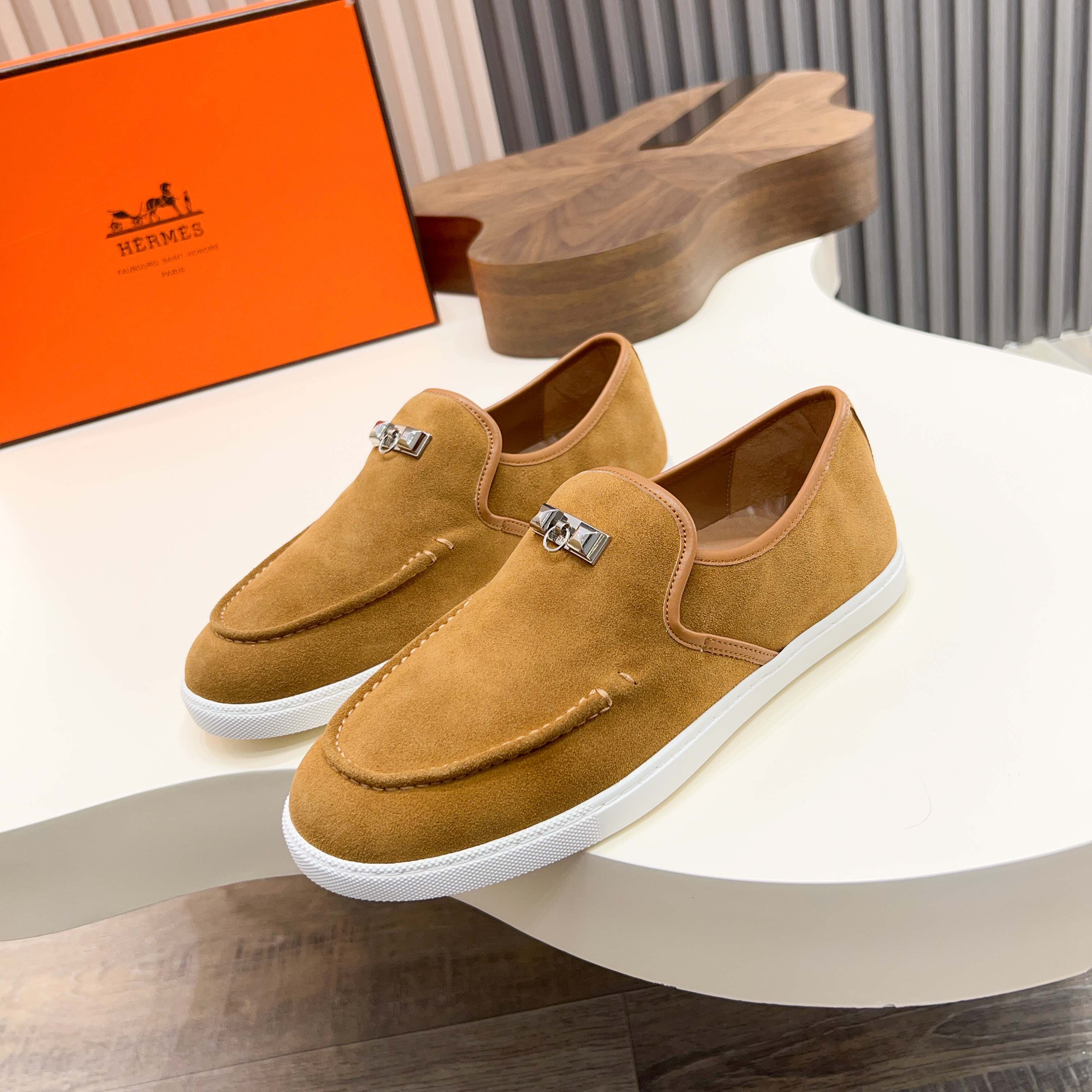 HM Men's Jour Loafer Brown Suede 687430