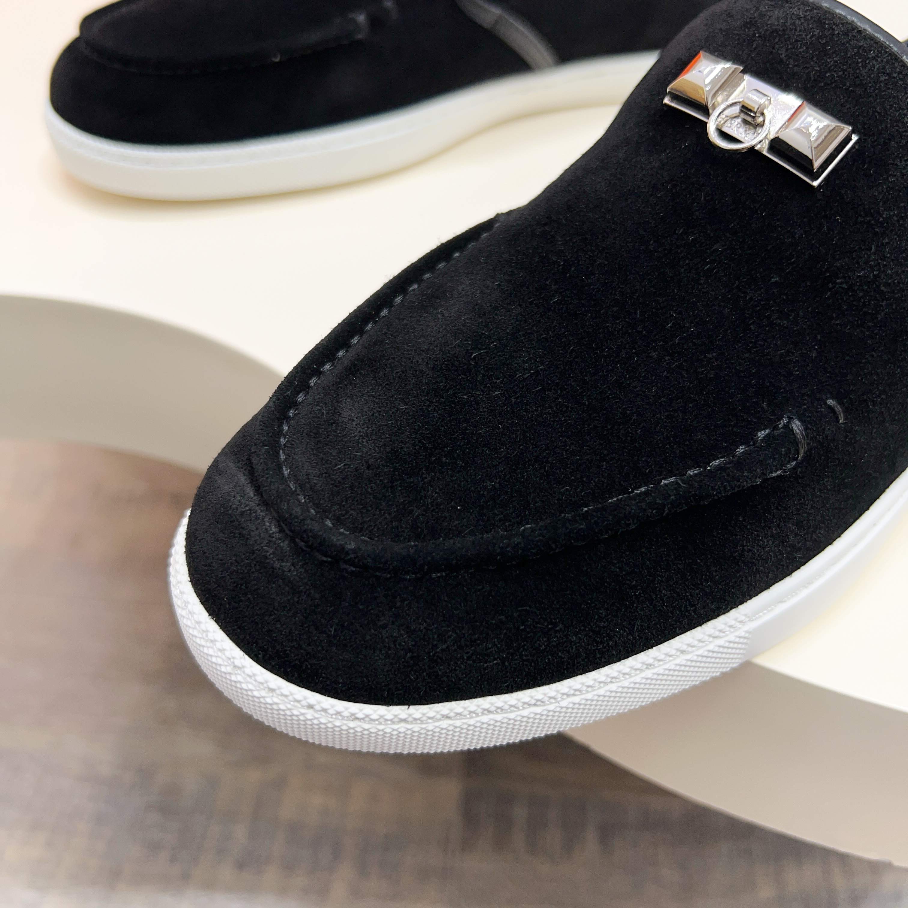 HM Men's Jour Loafer Black Suede 687435