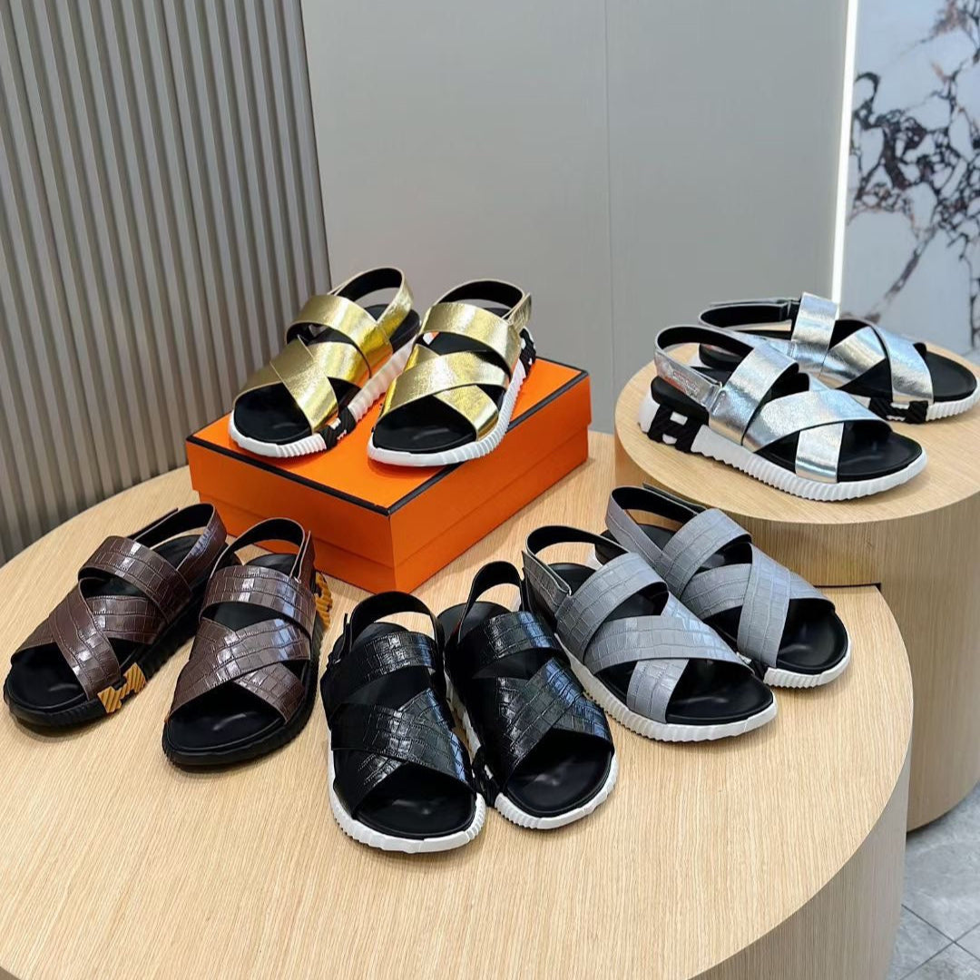 HM Men's Electric Sandals Calfskin 547746