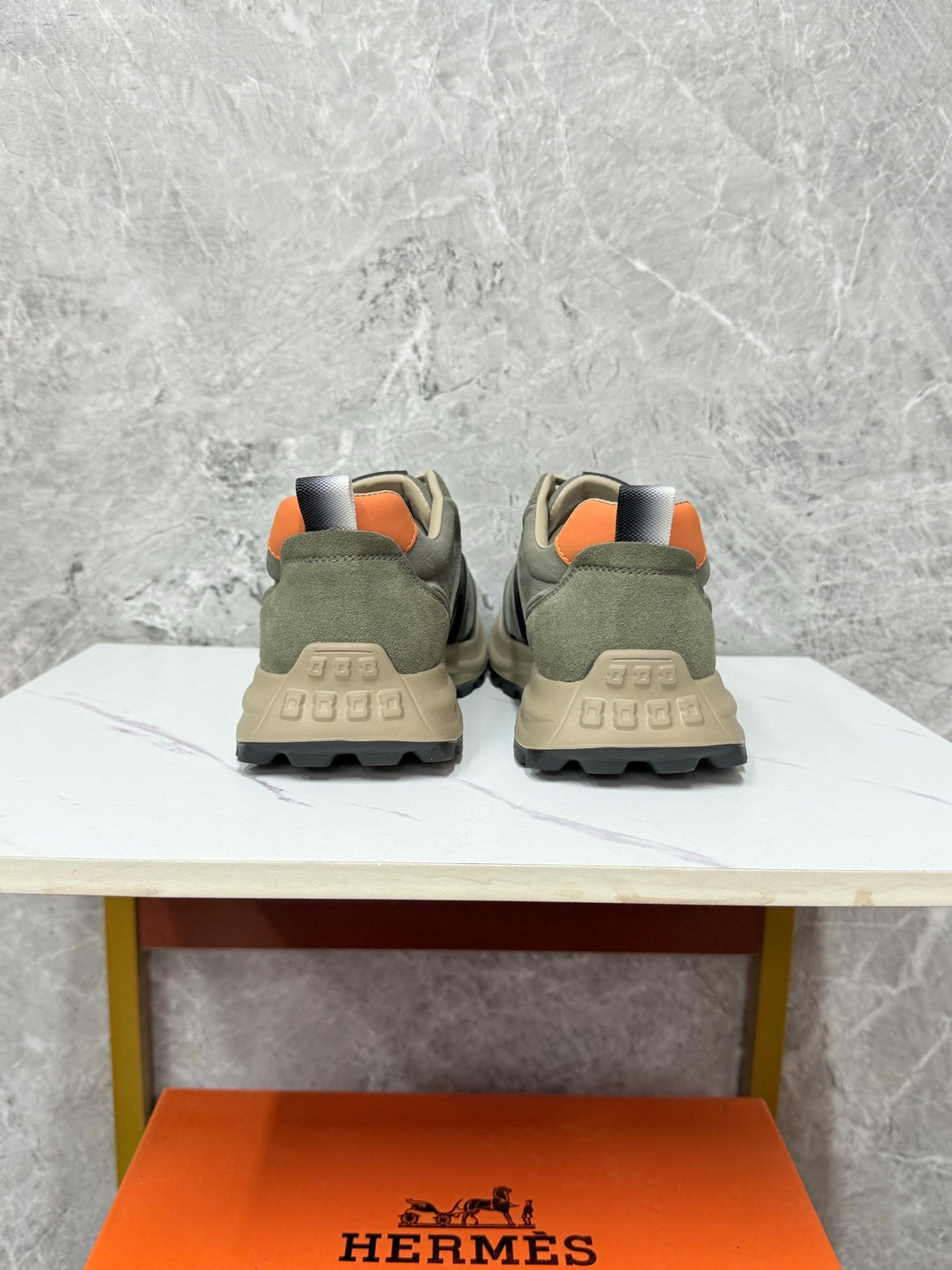 HM Men's Sneaker Moss Green Suede 602095