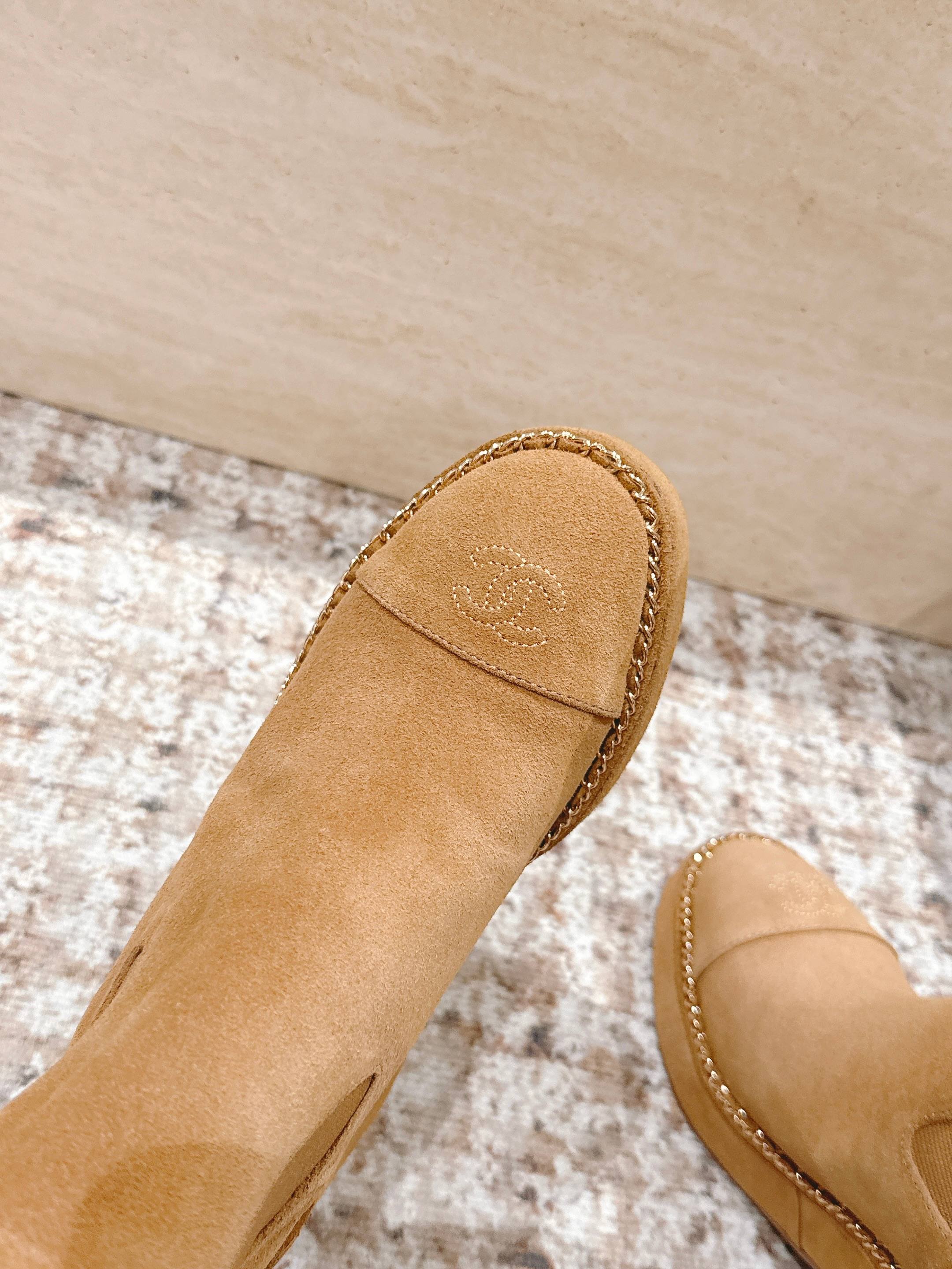 CC 25SS High Boot Beige Suede 431718