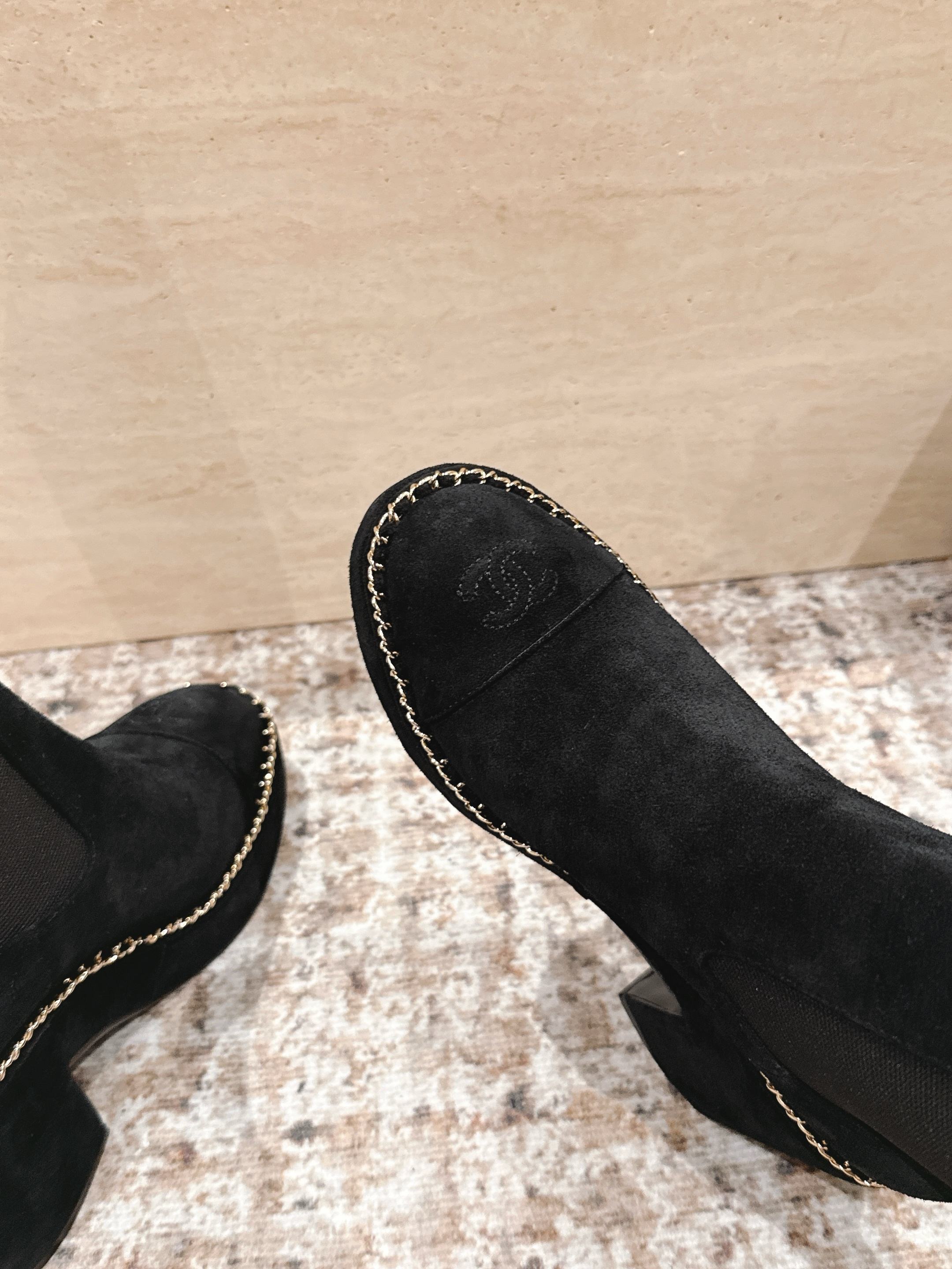 CC 25SS High Boot Black Suede 431719