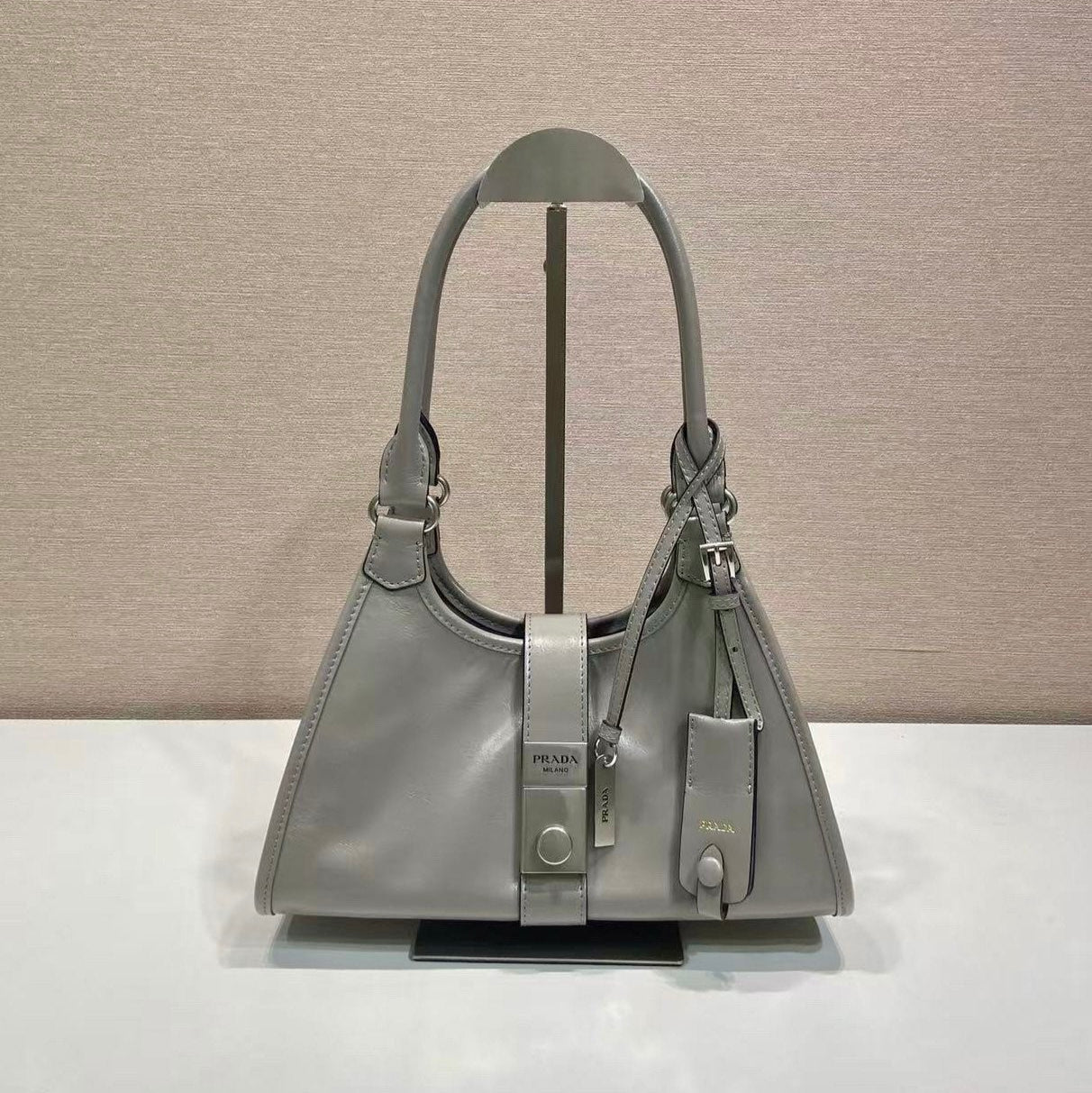PRA mini catwalk model gray leather and top-grade hardware 339955