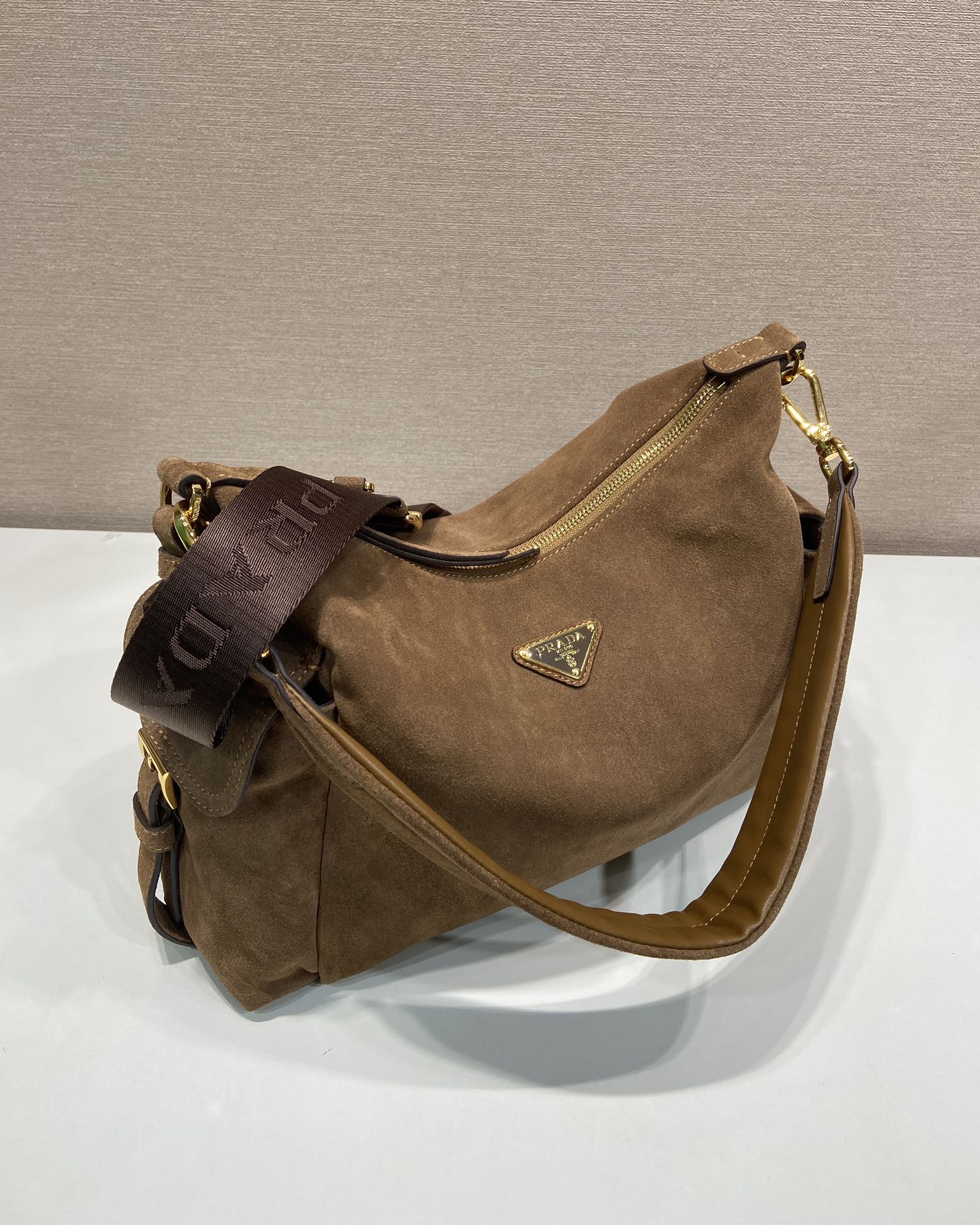 PRA Explorer Bag Brown Suede 341105