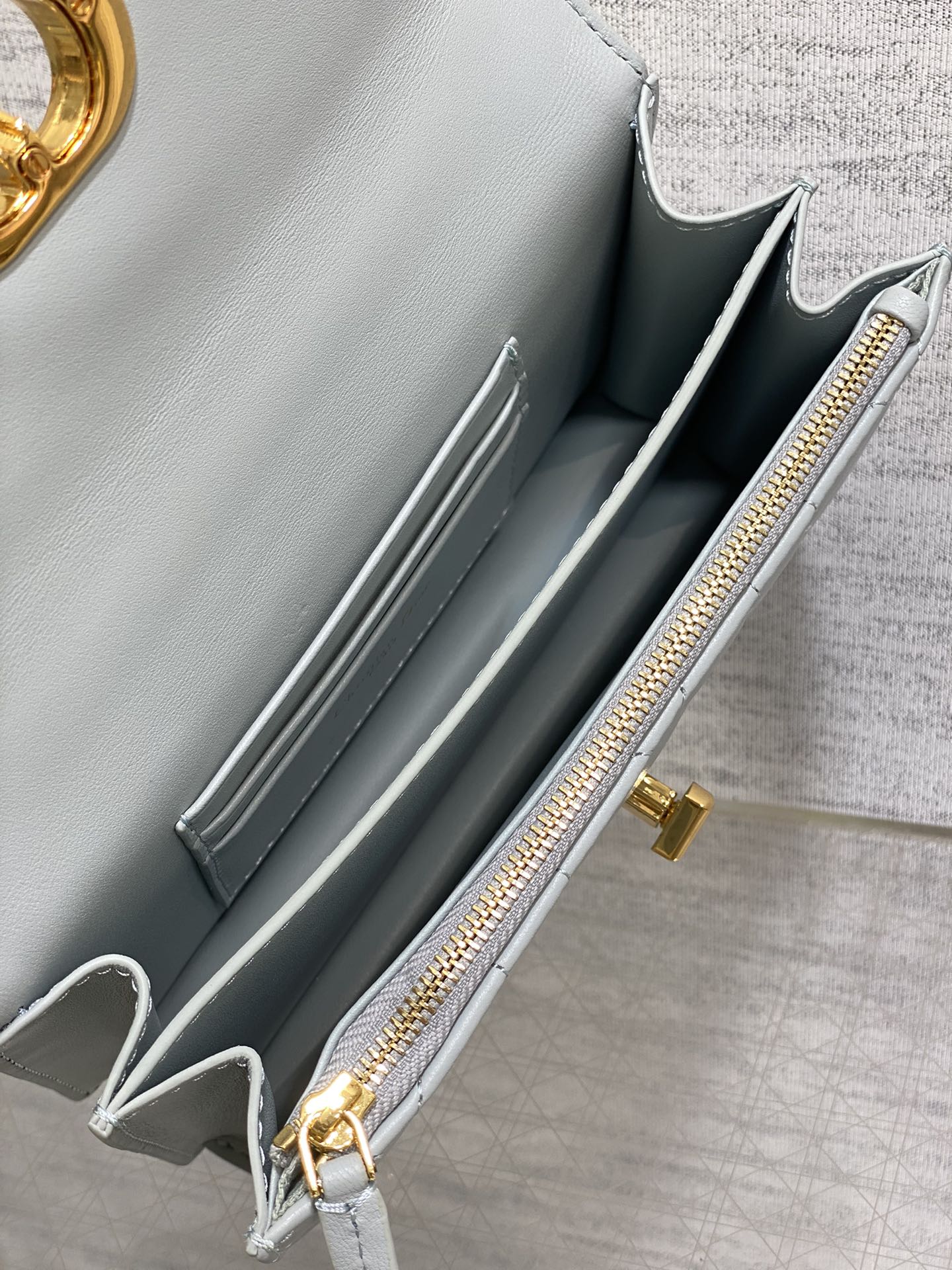 CD Miss Caro 17 Bag Light Blue Calfskin 226496