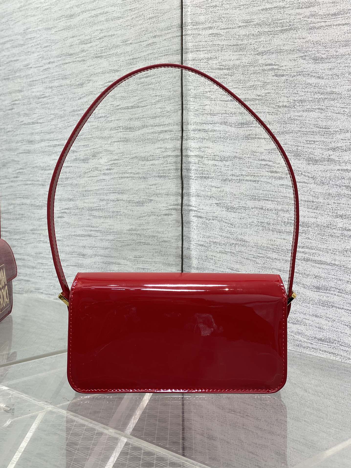 DiorNomad Miss Dior Bag Cherry Red Cowhide 247322