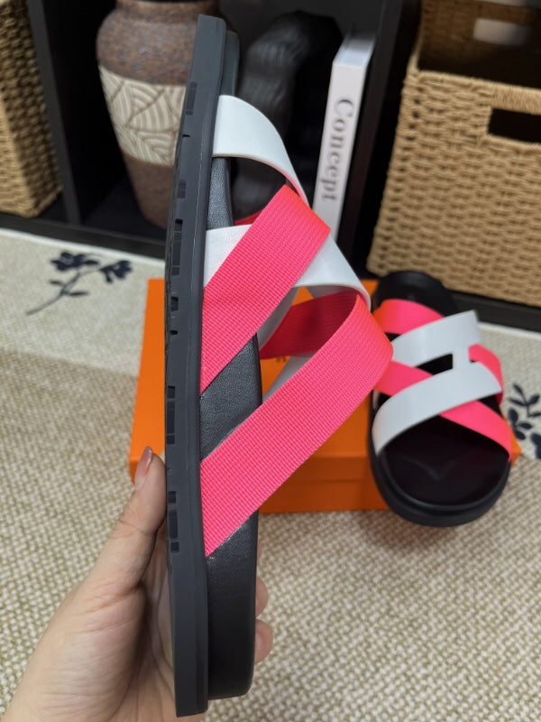 HM Men's Kazimir White Pink Calfskin 595495