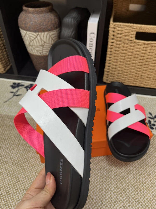 HM Men's Kazimir White Pink Calfskin 595495