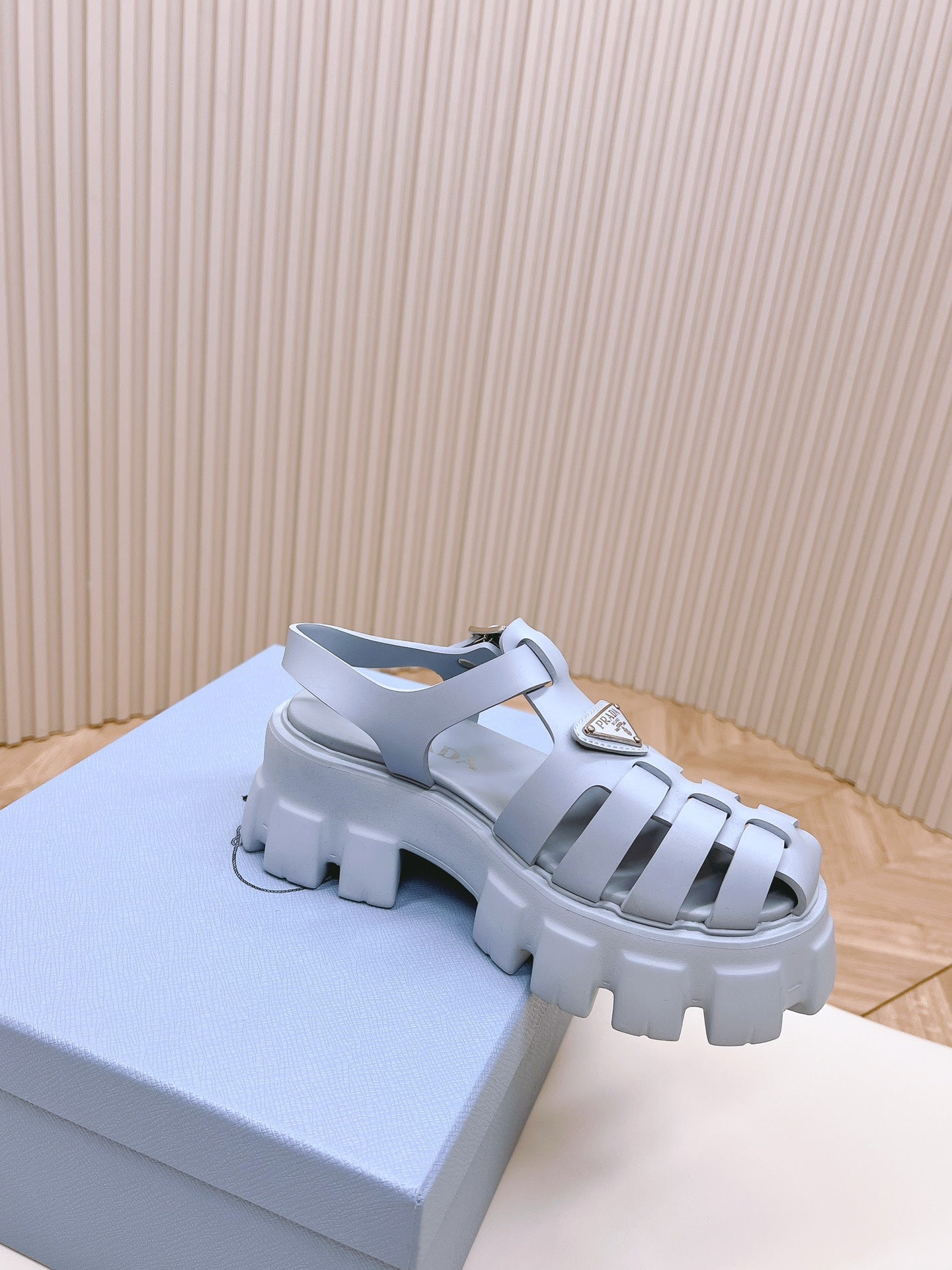 Pra Rubber Monolith Sandals 55 Baby Blue