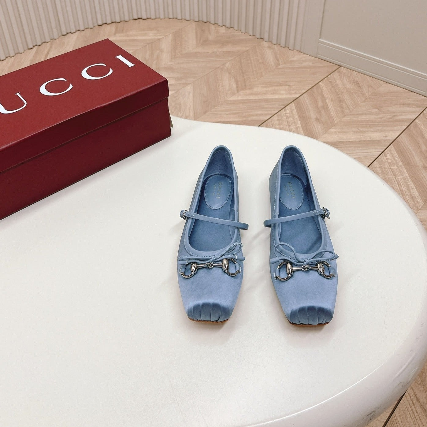 GG BALLET FLAT SKY SILK