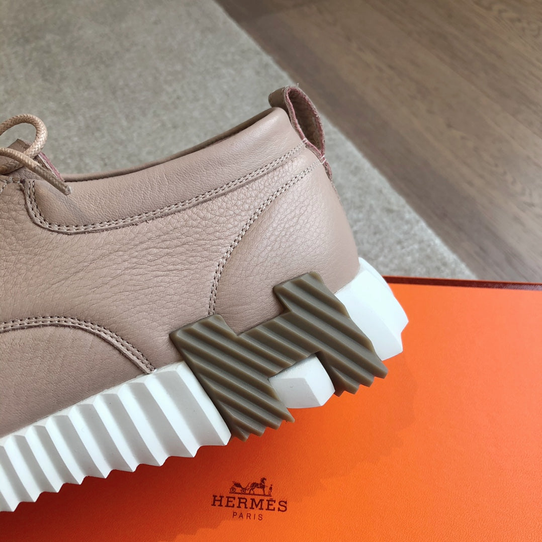 HM Men's Increase Sneaker Beige Cowhide 204371