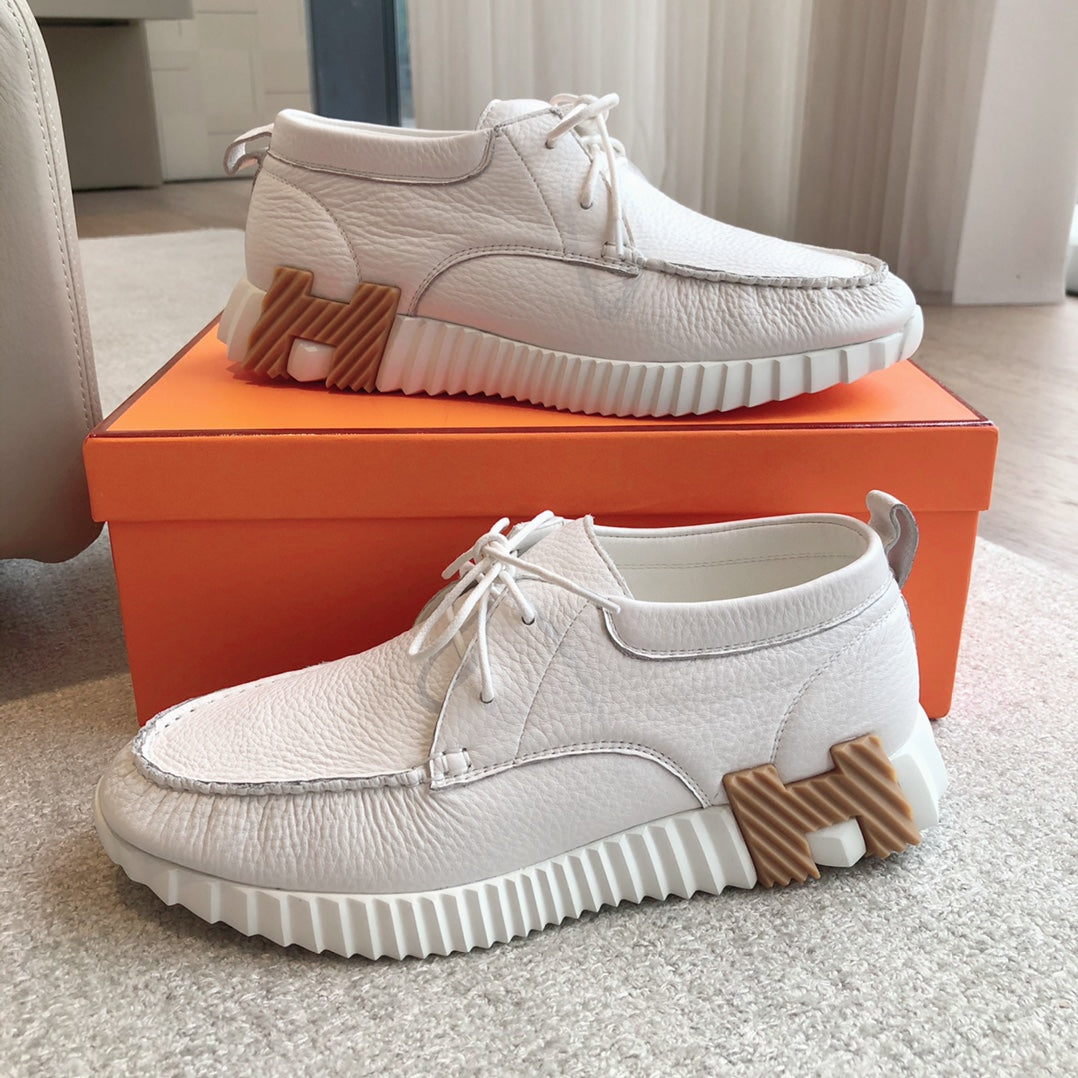 HM Men's Increase Sneaker White Cowhide 204372