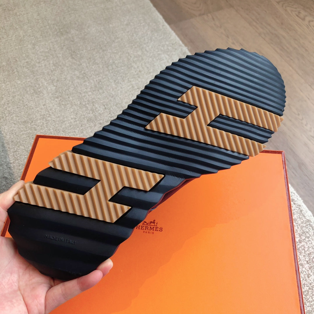 HM Men's Increase Sneaker Navy Blue Cowhide 204373